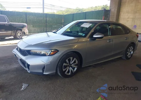 2025 Honda Civic Lx z USA, uszkodzony, nr VIN 2HGFE2F27SH537769